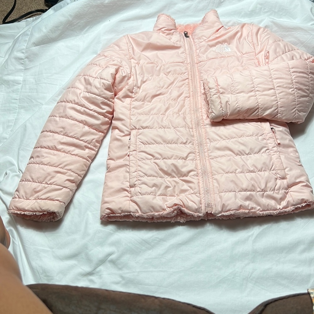 The north face teen girls coat jacket size L(14/16) excellent condition used